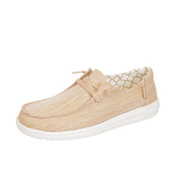 Hey Dude Shoes - Hey Dude Wendy Sparkling Rose Gold Women's Slip On Casual Shoes Size 9